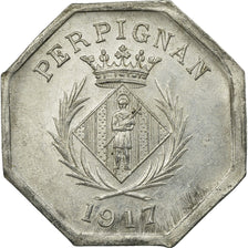 Coin, France, Chambre Syndicale des Commerçants, Perpignan, 10 Centimes, 1917
