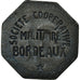 Coin, France, Société Coopérative Militaire, Bordeaux, 10 Centimes