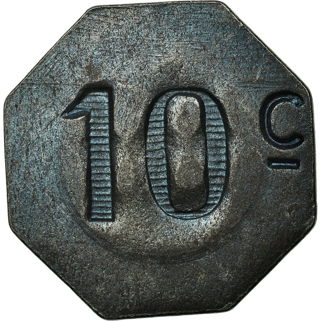 Coin, France, Société Coopérative Militaire, Bordeaux, 10 Centimes