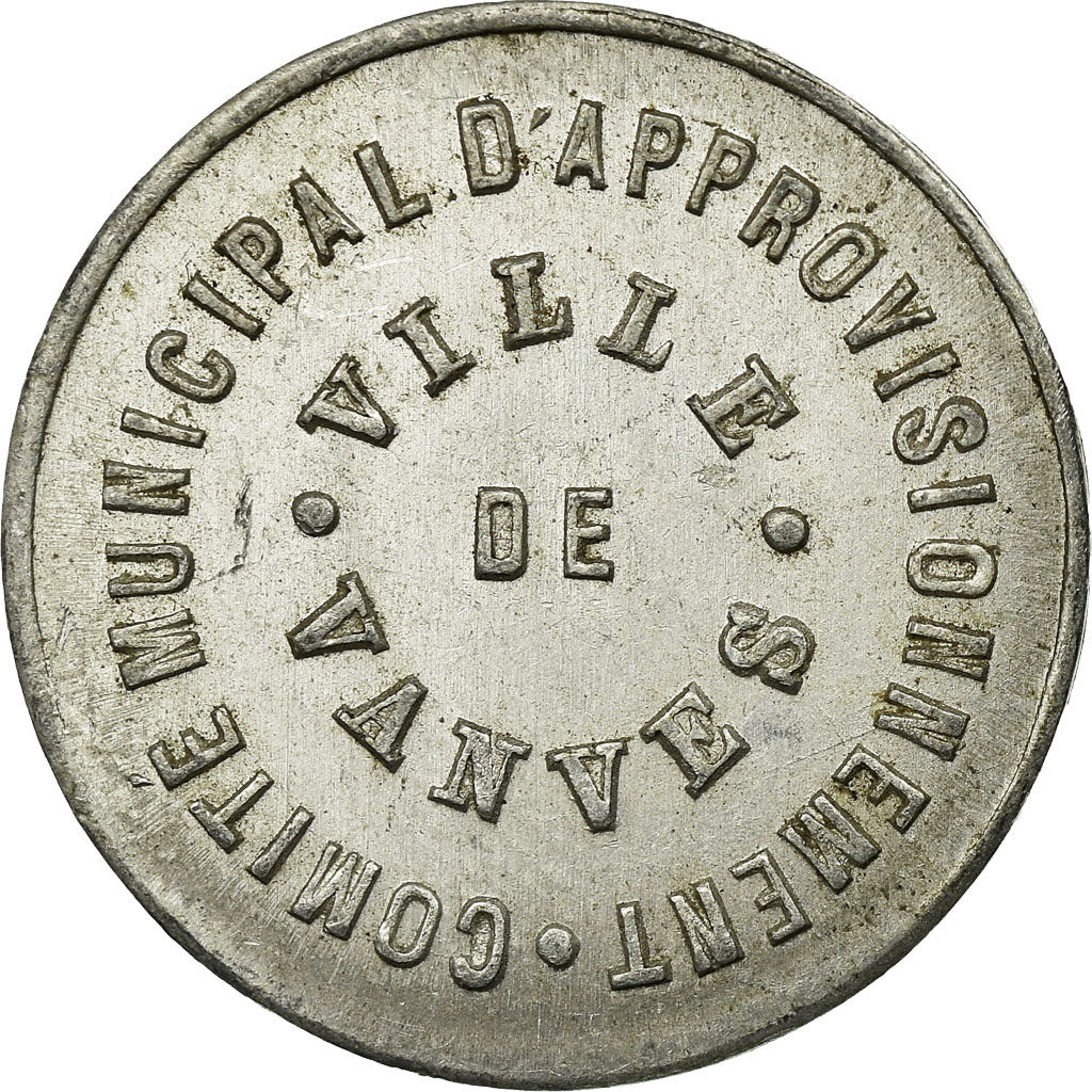 Coin, France, Comité Municipal d'Approvisionnement, Vanves, 10 Centimes