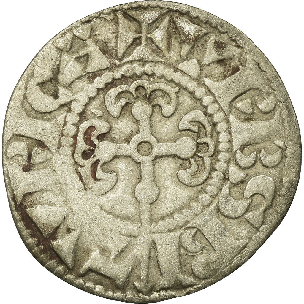 Munten, Frankrijk, Louis VII, Denarius, Bourges, ZG+, Zilver, Duplessy:134