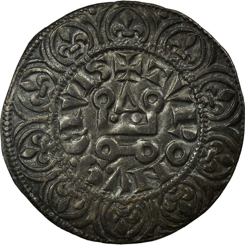 Coin, France, Philip IV, Maille Tierce, EF(40-45), Silver, Duplessy:219