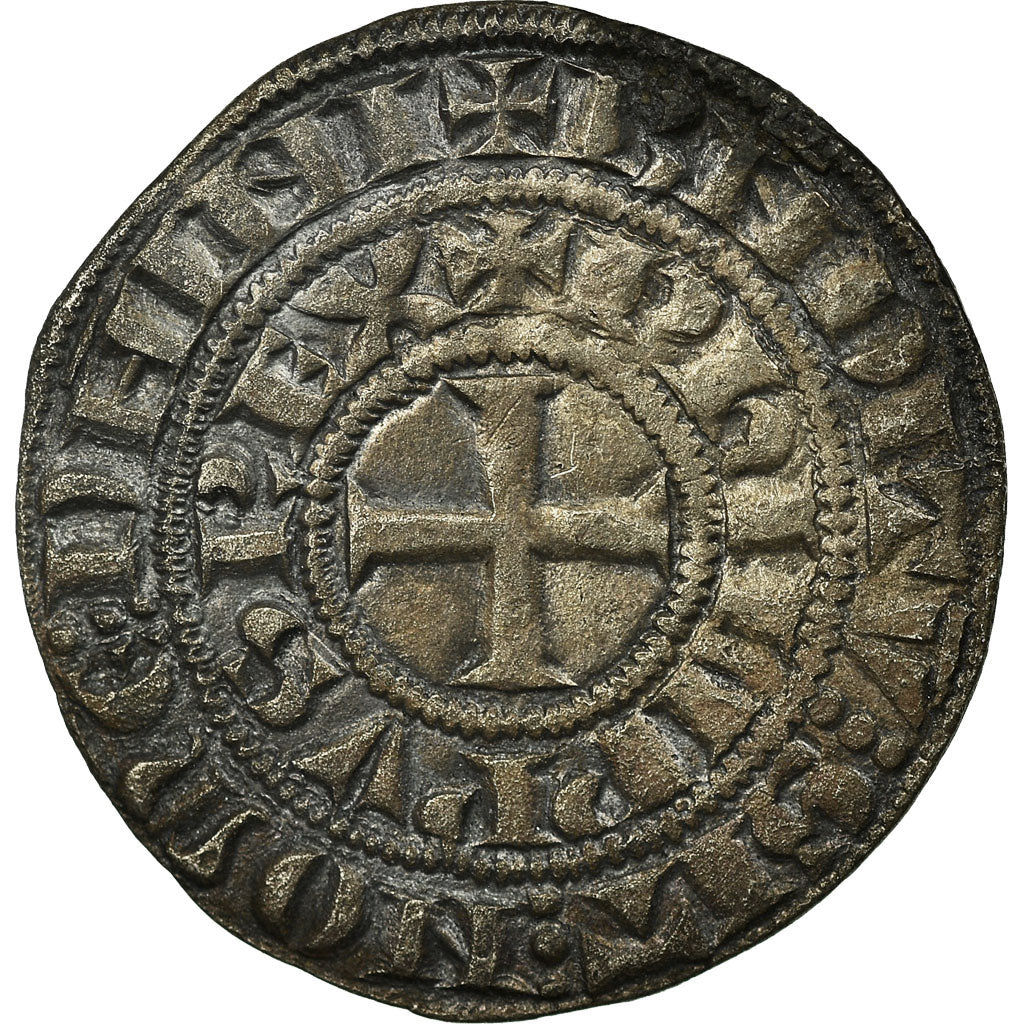 Coin, France, Philip IV, Maille Tierce, EF(40-45), Silver, Duplessy:219