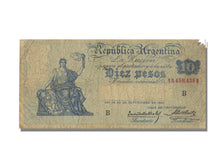 Argentina, 10 Pesos, KM #245b, VF(30-35), B