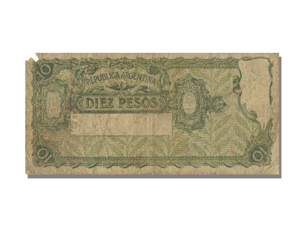 Argentina, 10 Pesos, KM #245b, VF(30-35), B