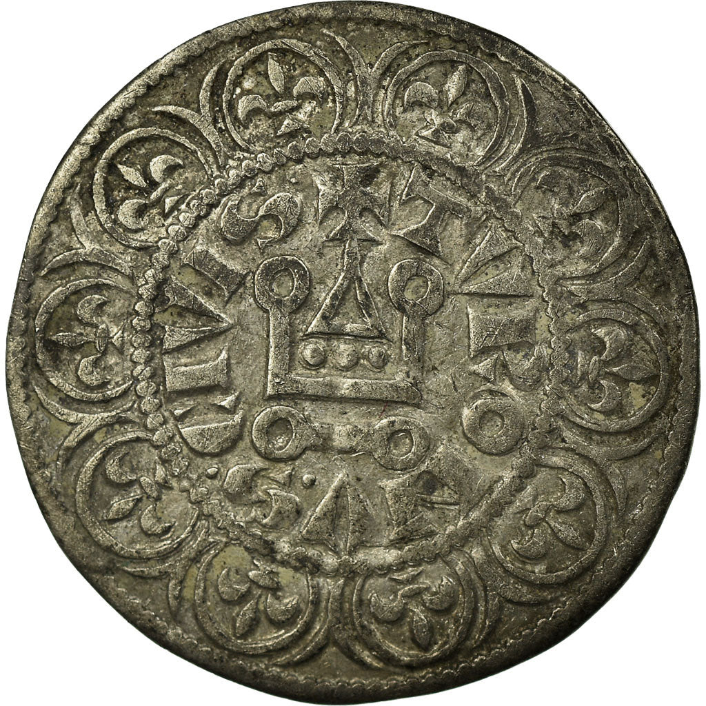 Coin, France, Philip IV, Maille Tierce, EF(40-45), Silver, Duplessy:219