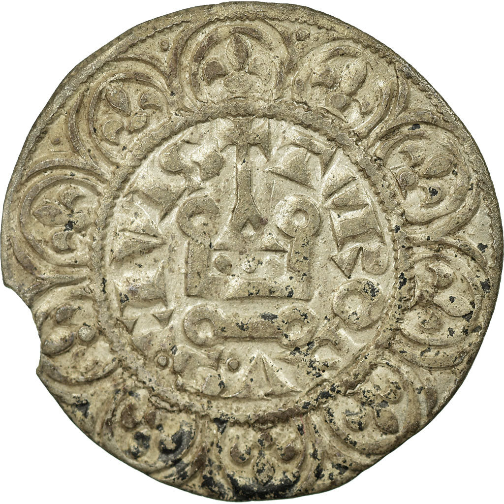 Monnaie, France, Philippe IV, Maille Tierce, TTB, Argent, Duplessy:219