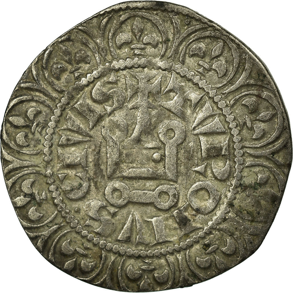 Coin, France, Philip IV, Maille Tierce, EF(40-45), Silver, Duplessy:219