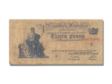 Argentina, 5 Pesos, KM:252c, MB+