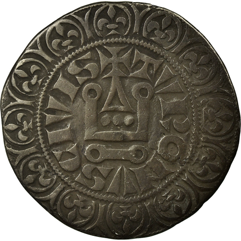 Münze, Frankreich, Philip IV, Gros Tournois, SS, Silber, Duplessy:213