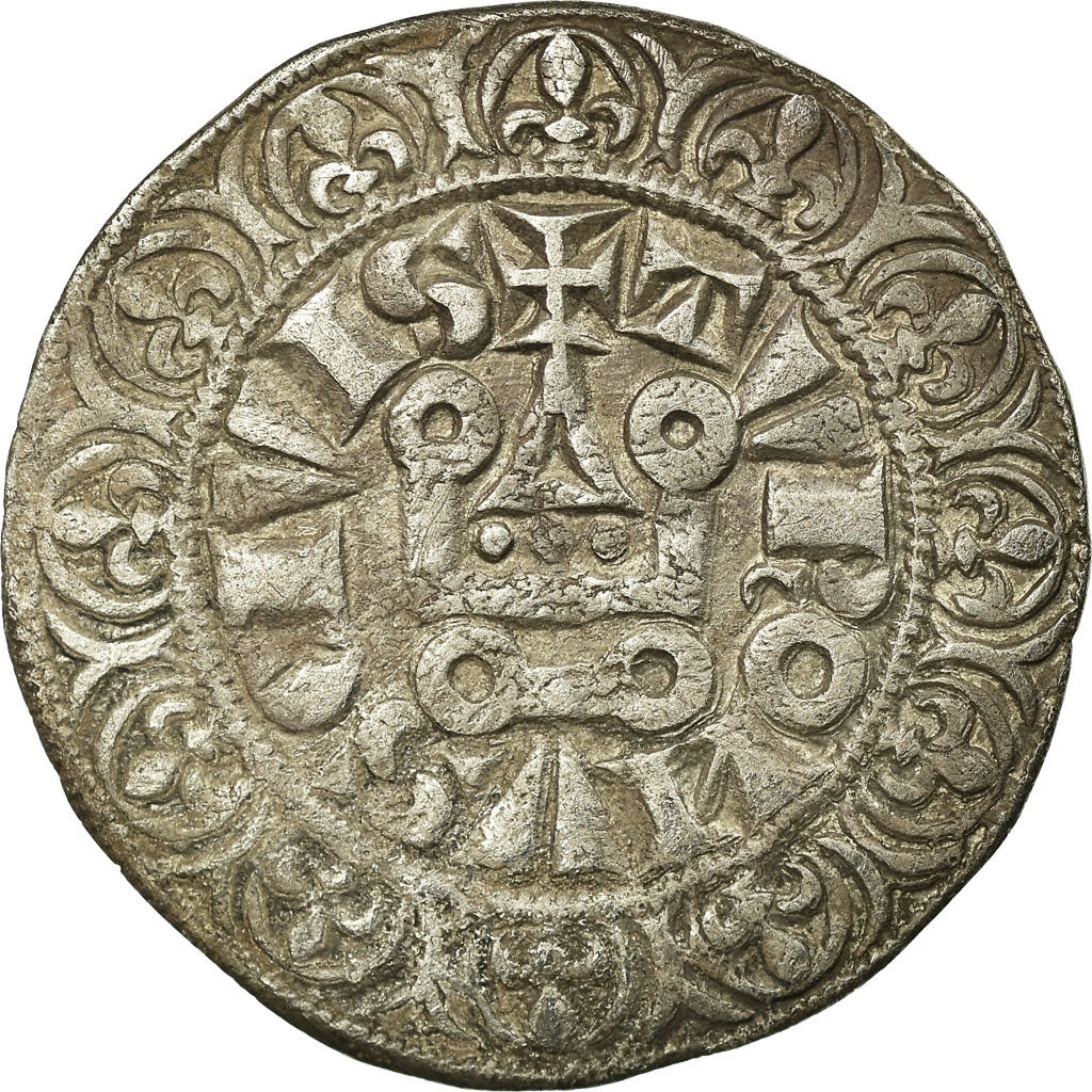 Munten, Frankrijk, Filip IV, Gros Tournois, ZF, Zilver, Duplessy:213