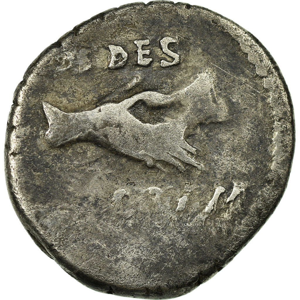Coin, Vitellius, Denarius, 69 AD, Lyon - Lugdunum, VF(30-35), Silver, RIC:53