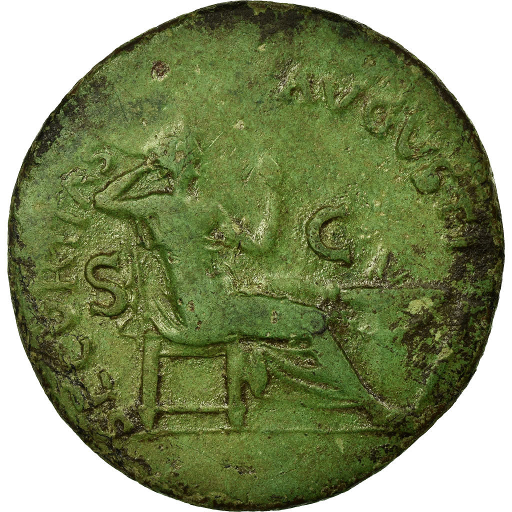 Coin, Nero, Dupondius, 62-68, Lyon - Lugdunum, EF(40-45), Bronze, RIC:597