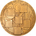 France, Medal, Calendrier, Astronomie, 1985, MS(65-70), Bronze