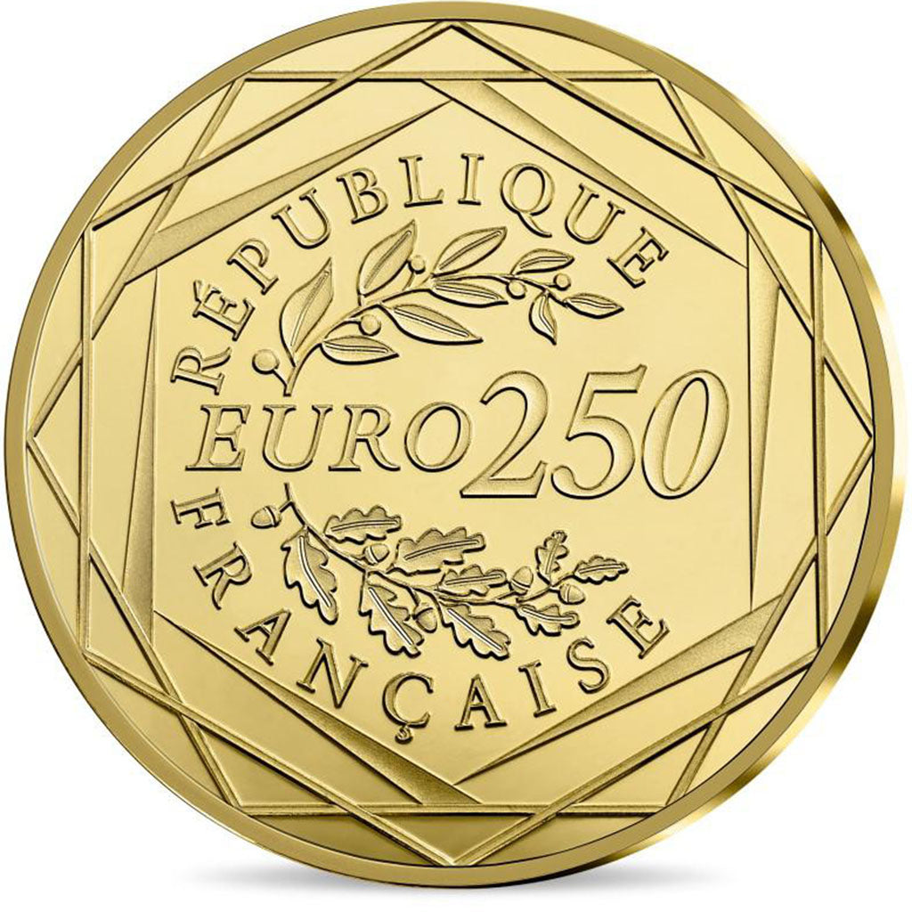 Münze, Frankreich, Monnaie de Paris, 250 Euro, Marianne, 2017, STGL, Gold