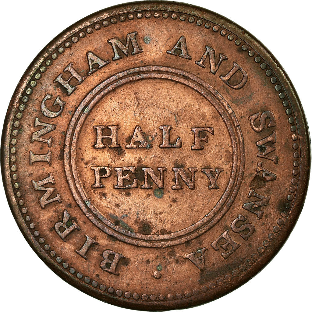 Munten, Groot Bretagne, Rose Copper Company, Halfpenny Token, 1811, Birmingham