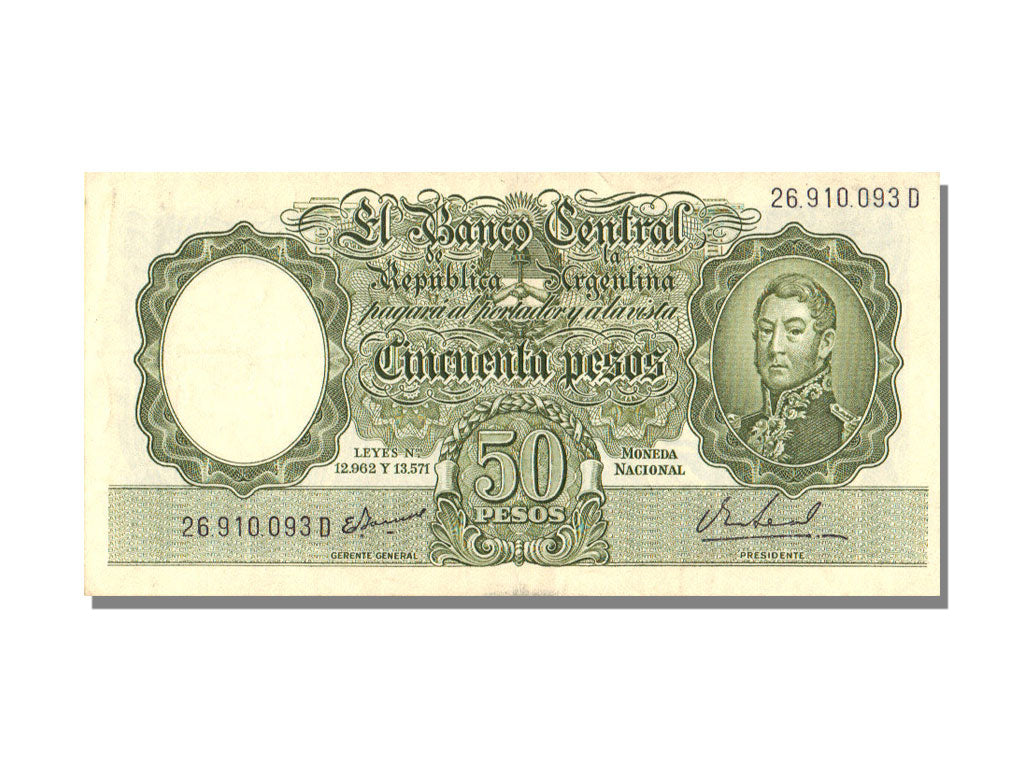 Argentina, 50 Pesos, 1935, KM #266b, UNC(63), D