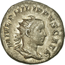 Coin, Philip II, Antoninianus, 244-246, Rome, AU(55-58), Billon, RIC:218