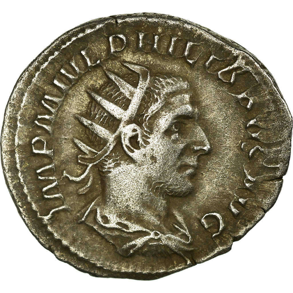 Coin, Philip I, Antoninianus, 244-247, Rome, EF(40-45), Billon, RIC:40b