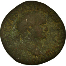 Coin, Vespasian, As, 71, Lyon - Lugdunum, VF(20-25), Bronze, RIC:1174
