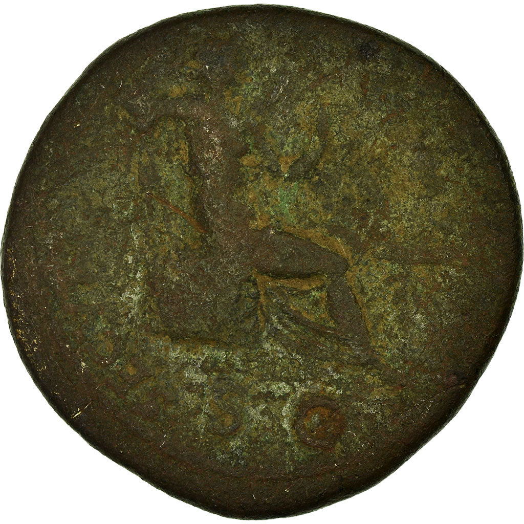 Coin, Vespasian, As, 71, Lyon - Lugdunum, VF(20-25), Bronze, RIC:1174