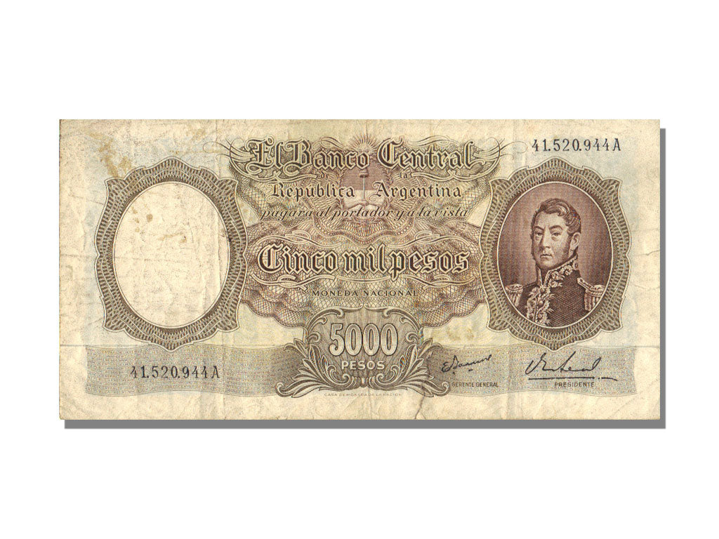 Argentina, 5000 Pesos, EF(40-45)