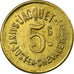 Coin, France, Jacquet (boulanger), Saint-Just-en-Chevalet, 5 Centimes