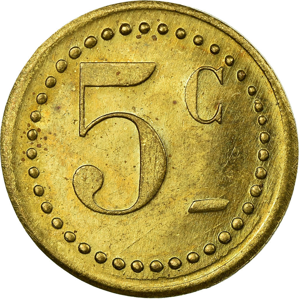 Coin, France, Jacquet (boulanger), Saint-Just-en-Chevalet, 5 Centimes