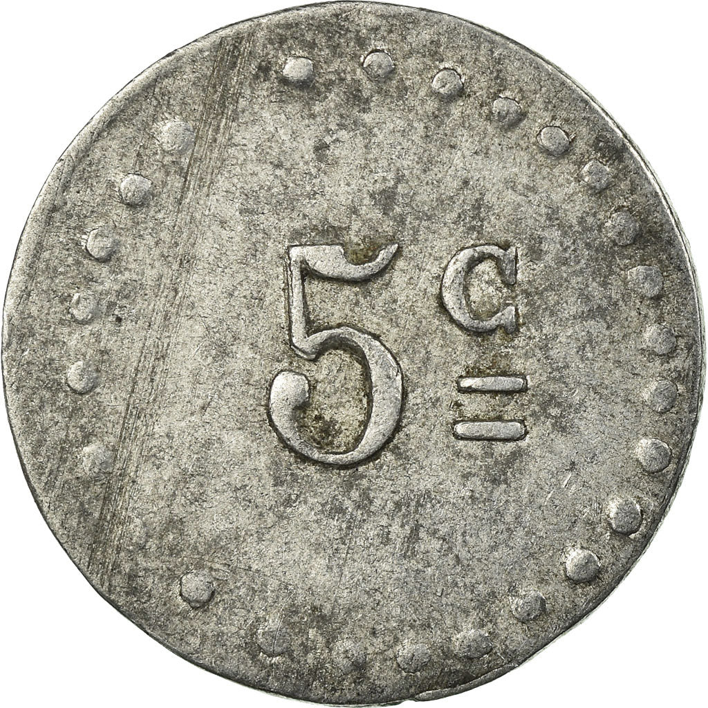 Monnaie, France, Coopérative Union, Chalon-sur-Saône, 5 Centimes, TTB