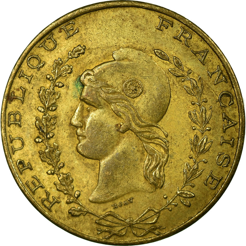 Coin, France, Chambre de Commerce, Bône, 50 Centimes, EF(40-45), Brass