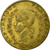Coin, France, Chambre de Commerce, Bône, 50 Centimes, EF(40-45), Brass