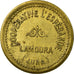 Coin, France, Coopérative l'Espérance, Lamoura, 5 Centimes, AU(50-53), Brass