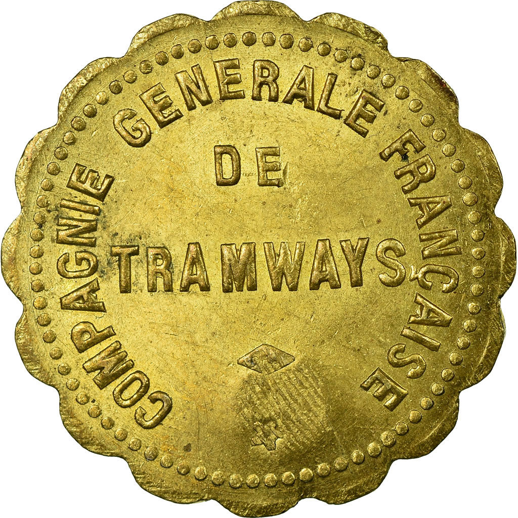 Moneda, Francia, Cie Générale Française de Tramways, Le Havre, 5 Centimes