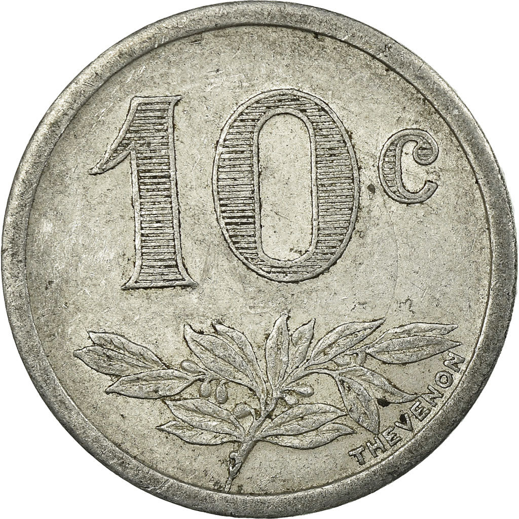 Monnaie, France, Chambres de Commerce, Charleville-Sedan, 10 Centimes, 1921