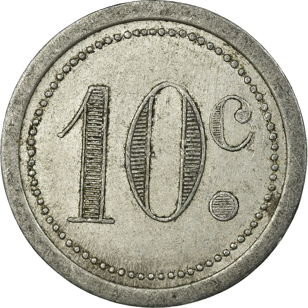 Münze, Frankreich, Union Commerciale, Guise, 10 Centimes, 1921, SS+, Aluminium