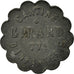Monnaie, France, Cantine GIRARD, Cholet, 1 Franc, TTB, Zinc, Elie:10.5