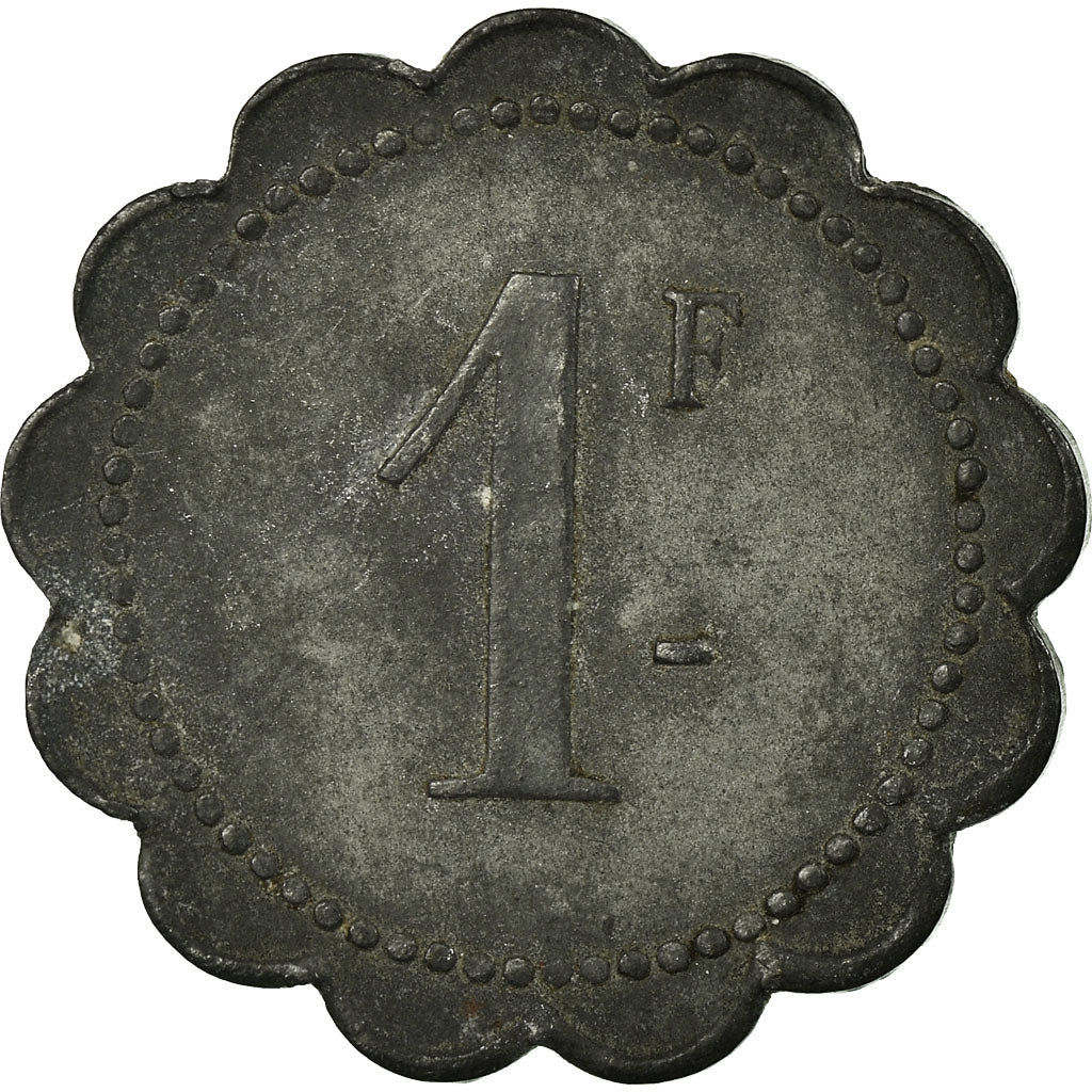 Monnaie, France, Cantine GIRARD, Cholet, 1 Franc, TTB, Zinc, Elie:10.5
