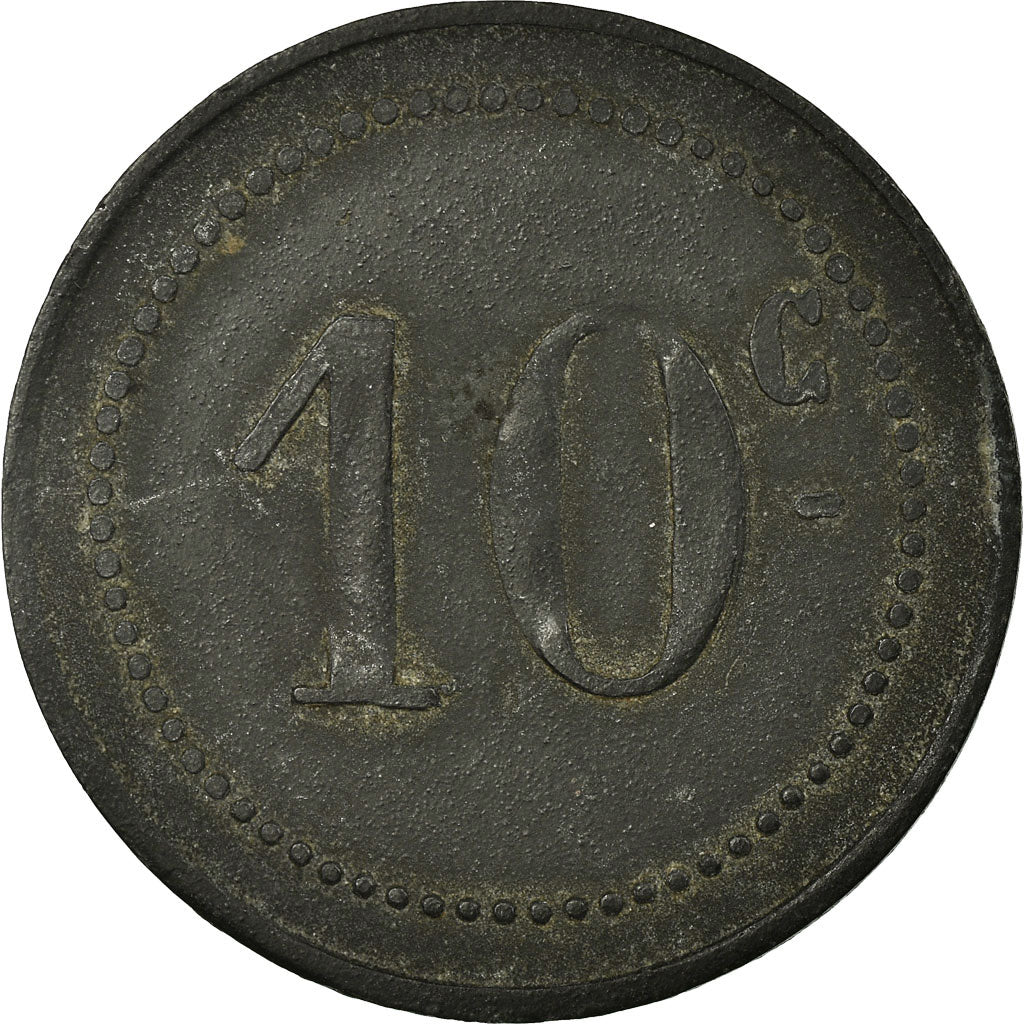Coin, France, A l'Aiglon, Narbonne, 10 Centimes, EF(40-45), Zinc, Elie:10.7