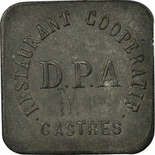 Coin, France, Restaurant Coopératif D.P.A, Castres, 50 Centimes, EF(40-45)