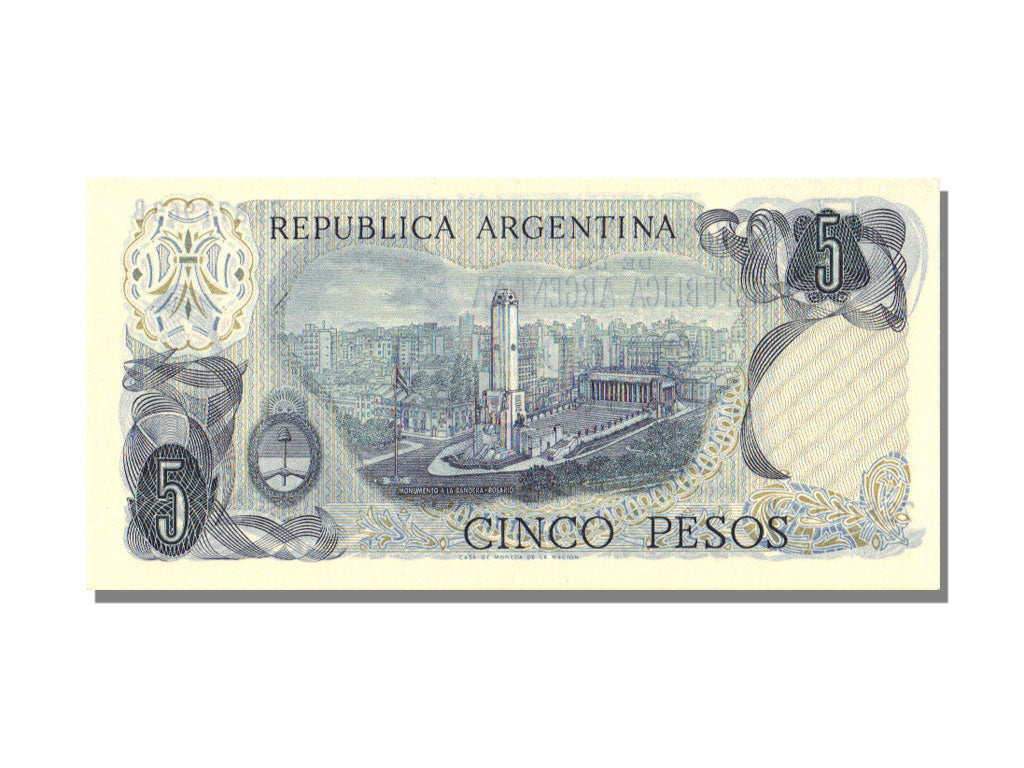 Argentina, 5 Pesos, UNC(65-70)