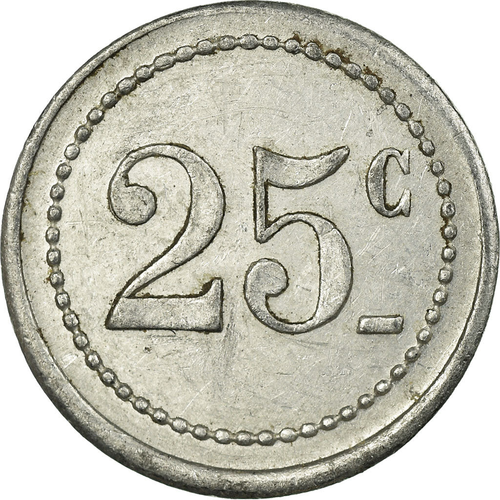 Coin, France, E. M. I, E. O. R, Saint-Maixent, 25 Centimes, EF(40-45)