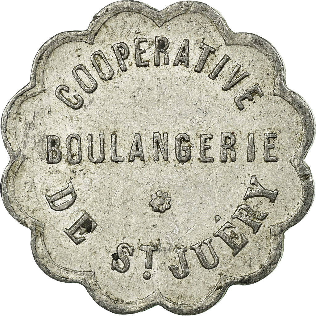 Moneda, Francia, Boulangerie Coopérative, Saint-Juéry, 5 Centimes, MBC