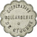 Moneda, Francia, Boulangerie Coopérative, Saint-Juéry, 5 Centimes, MBC