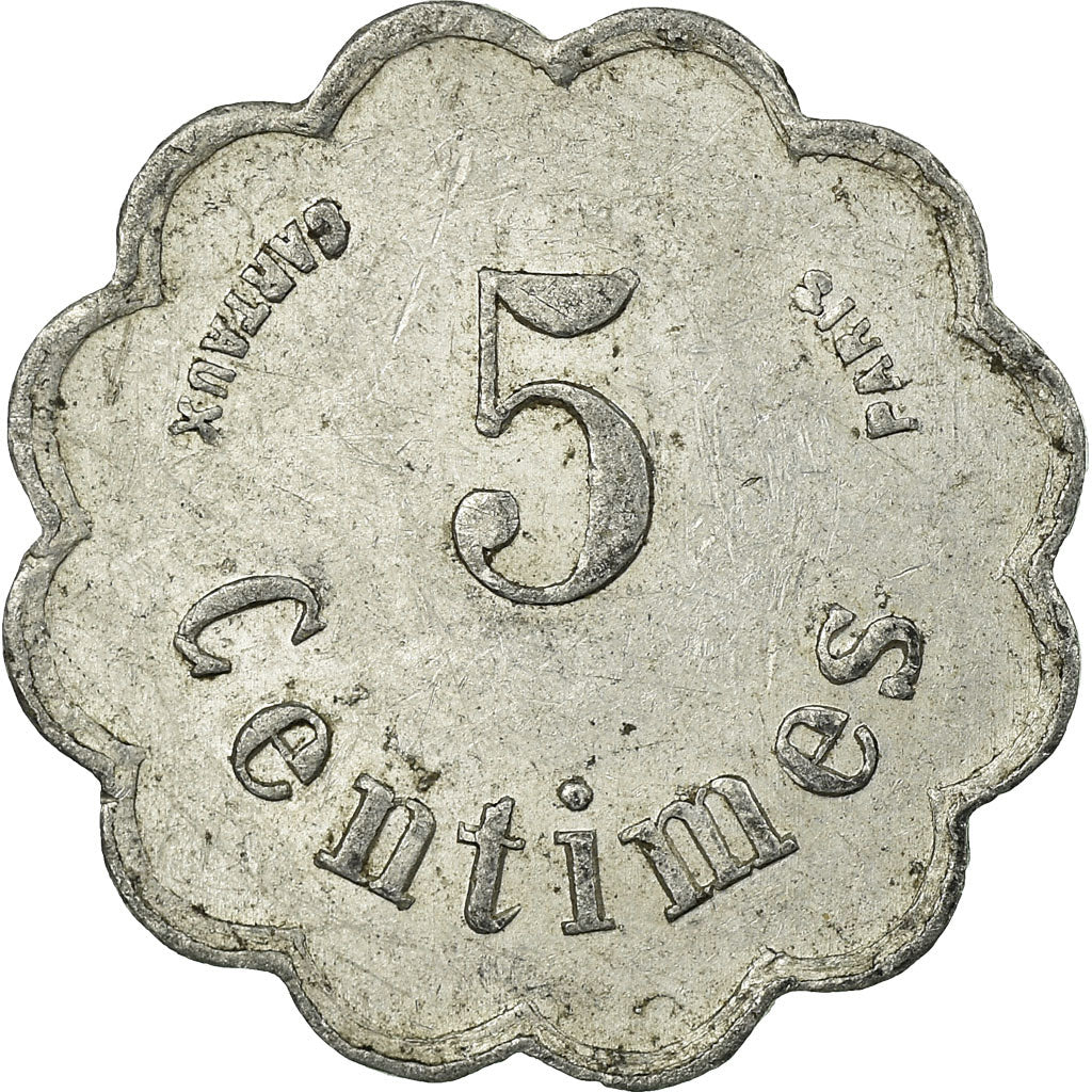 Moneda, Francia, Boulangerie Coopérative, Saint-Juéry, 5 Centimes, MBC