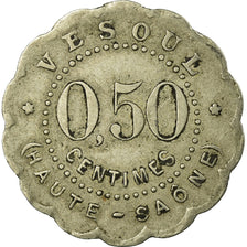 Moneda, Francia, Soc. Coop. des Employés de Chemin de Fer, Vesoul, 0.50