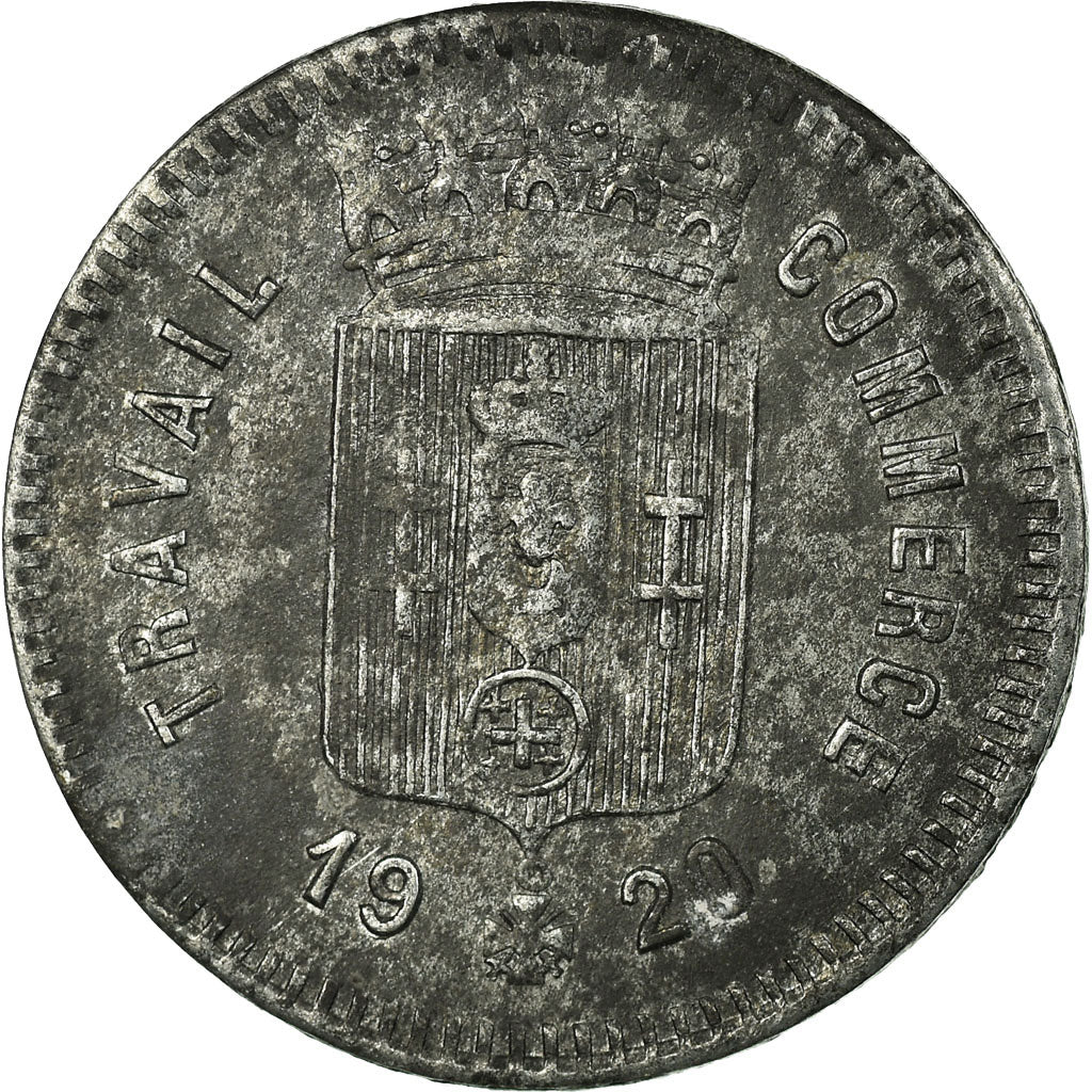 Coin, France, Fédération du Commerce du Calaisis, Calais, 10 Centimes, 1920
