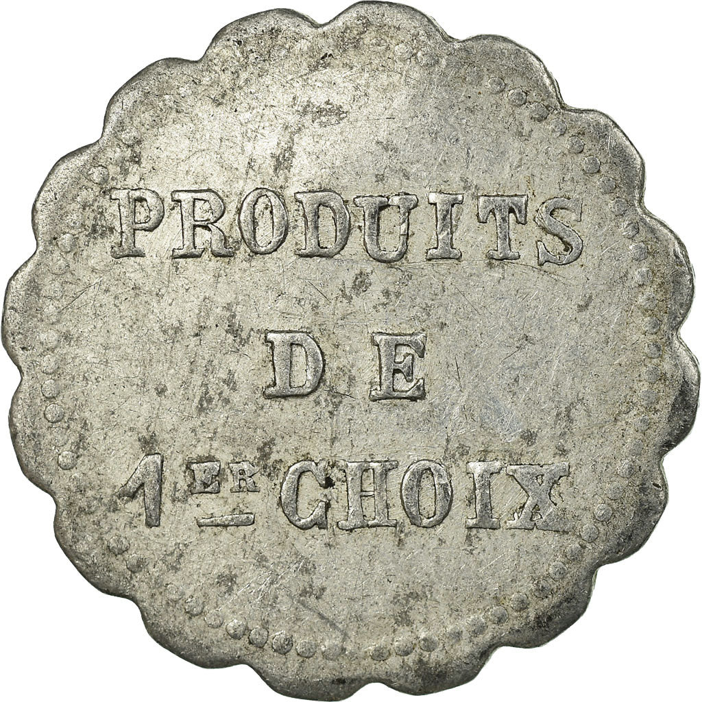 Moneta, Francja, Comptoirs Albertins, Albert, 10 Centimes, Undated, EF(40-45)