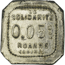 Munten, Frankrijk, Coopérative Civile La Solidarité, Roanne, 0.05 Centime, ZF