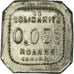 Munten, Frankrijk, Coopérative Civile La Solidarité, Roanne, 0.05 Centime, ZF