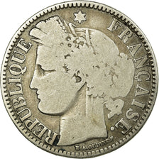 Coin, France, Cérès, 2 Francs, 1870, Bordeaux, F(12-15), Silver, KM:816.2